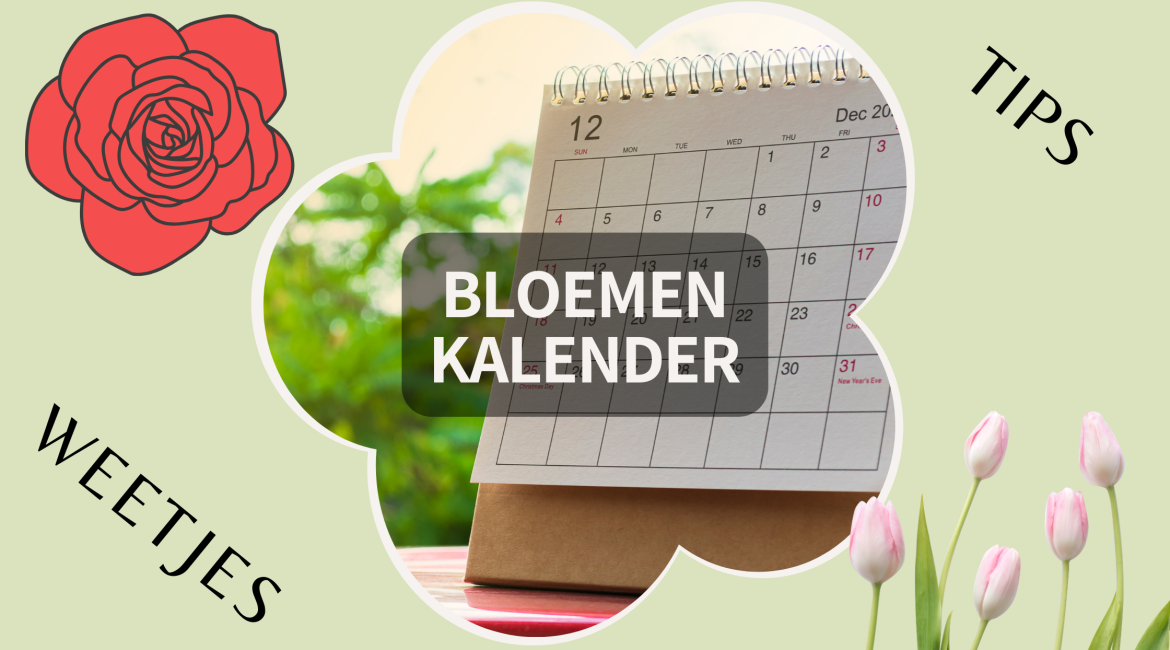 Bloemen kalender