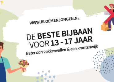 Een-bloemenwijk-is de beste bijbaan in 2026 voor jongeren tussen de 13 en 17 jaar.