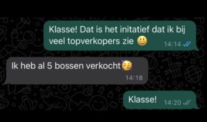 WhatsApp resultaten bloemenwijk verkoper bijbaan