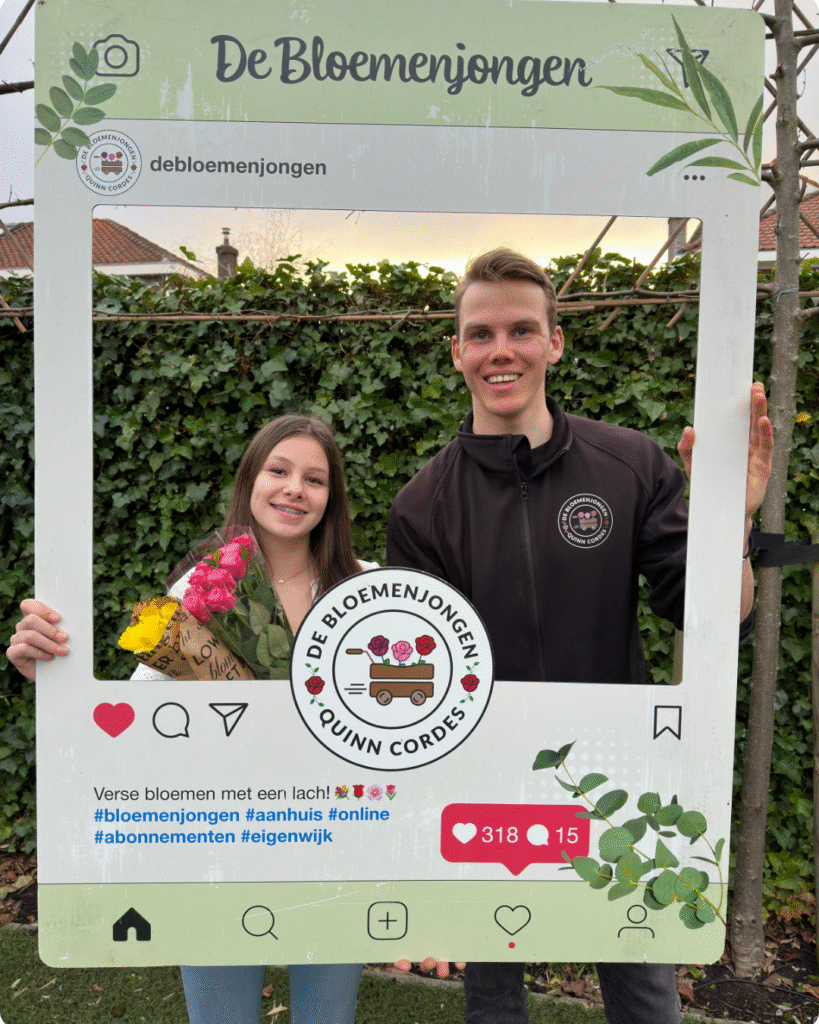 bloemenverkoper vanaf 13 jaar met een bloemenwijk als bijbaan - bijbaan 14 jaar