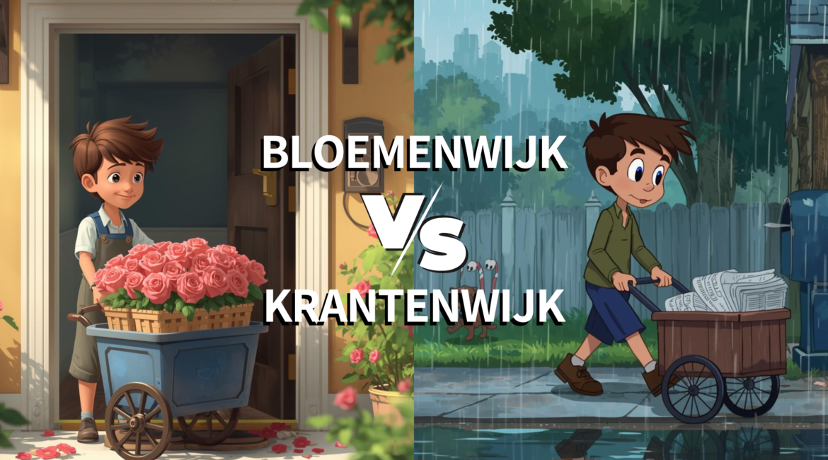 Bloemenwijk vs krantenwijk bijbaan vergelijken 13 jaar