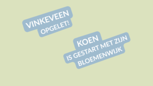 Koen (16) bloemenwijk verkoper bijbaan