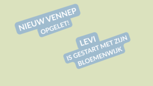 Levi (13) bloemenwijk verkoper Nieuw-Vennep bijbaan
