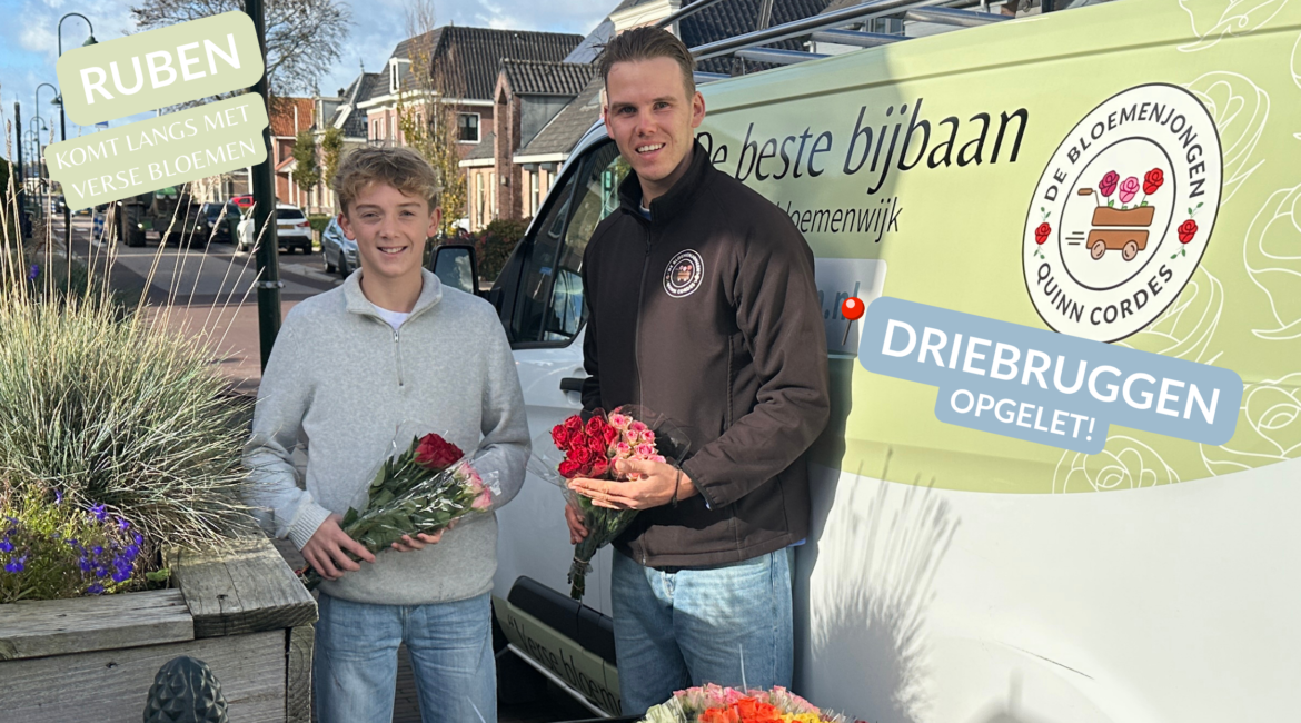 Ruben (13) bloemenwijk verkoper bijbaan
