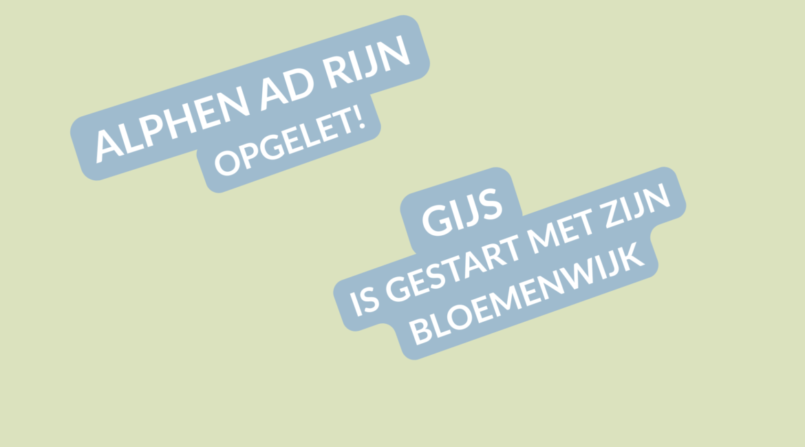 Gijs (13) startte tijdens Valentijn met zijn bloemenwijk in Alphen ad rijn en verkocht 6 emmers in één week 1 Gijs (13) bloemenwijk verkoper Alphen aan den Rijn bijbaan