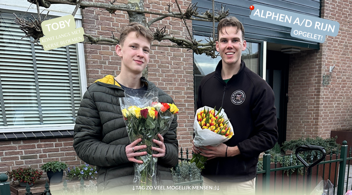 Toby (13) zocht al een jaar een bijbaan in Alphen ad rijn en vond er eentje die perfect bij hem past 1 Toby (13) bloemenwijk verkoper Alphen aan den Rijn bijbaan